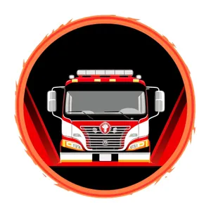 Fire Station Symbol - Web Icon for Business