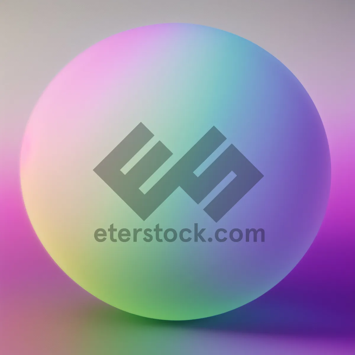 Picture of Bright Shiny Satellite Button on Glass Sphere