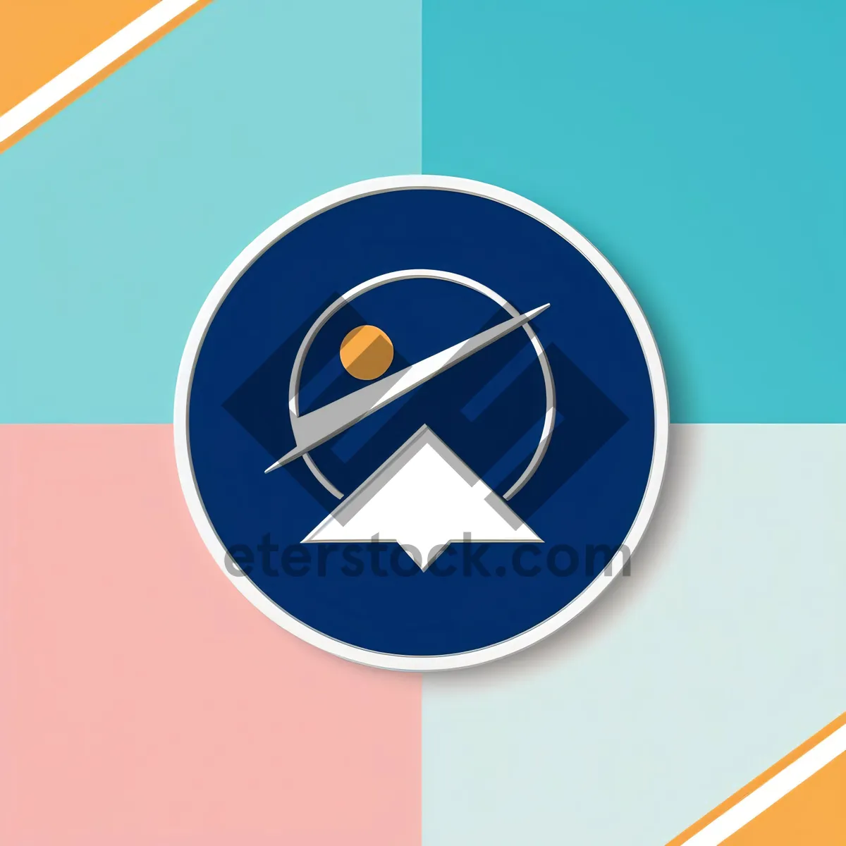 Picture of Glossy Button Icon: Shiny Round Web Symbol