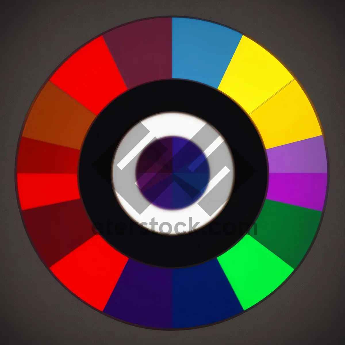 Picture of Shiny Round Black Web Button Icon
