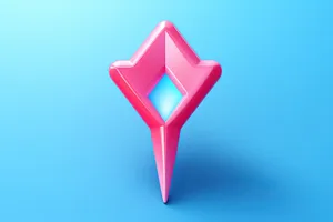 3D Five-Spot Symbol Icon Sign