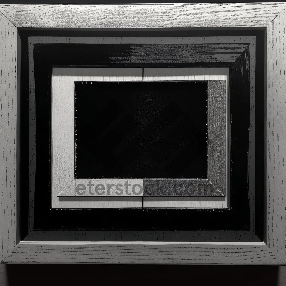 Picture of Vintage Wooden Frame with Grunge Texture