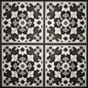 Vintage Floral Arabesque Wallpaper Pattern Textile Rug