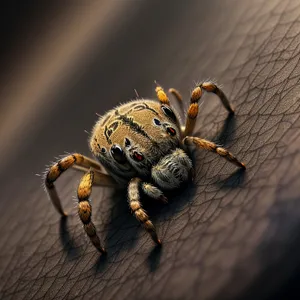 Creepy Crawly Arachnid Spider in Garden