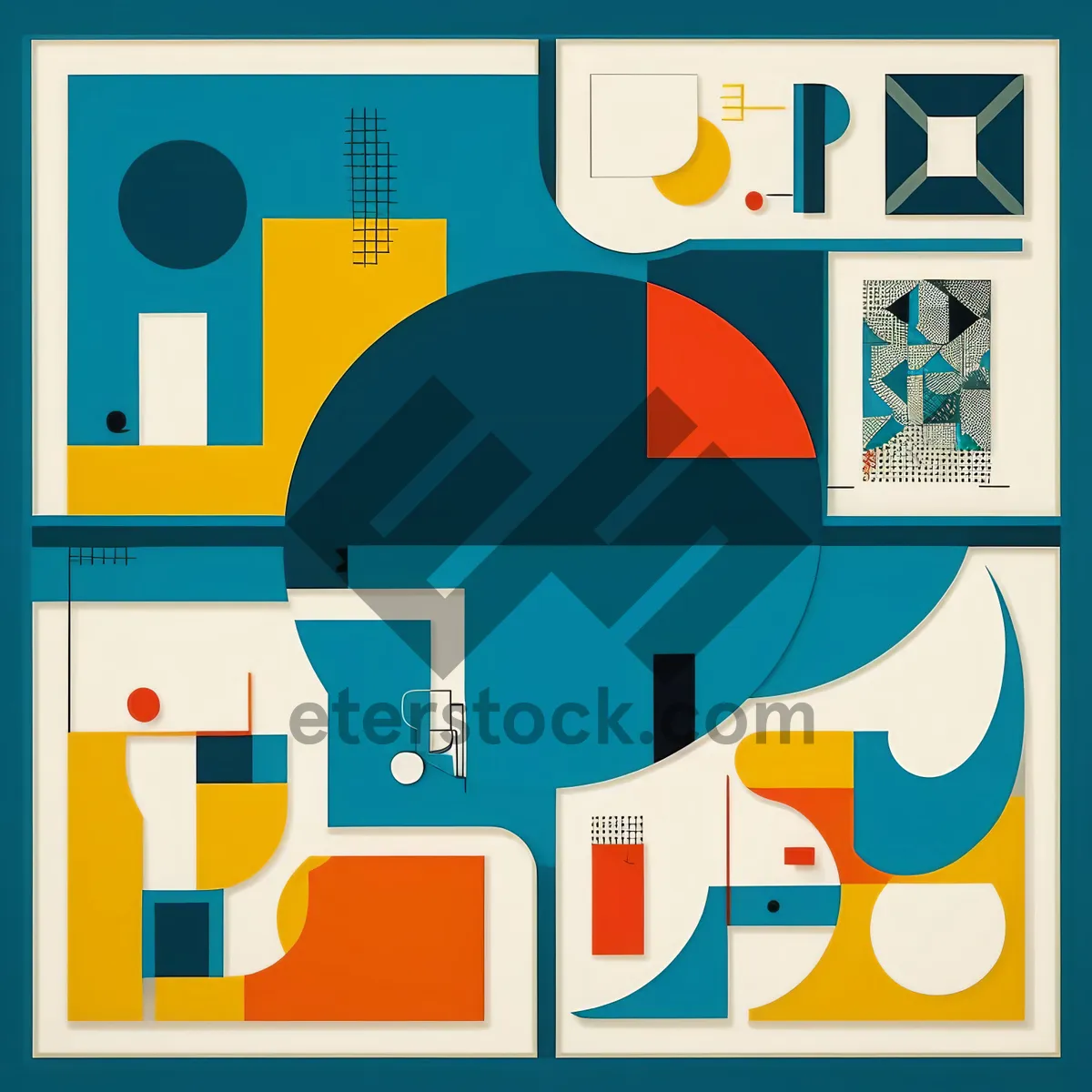 Picture of Iconic design symbol set for online use