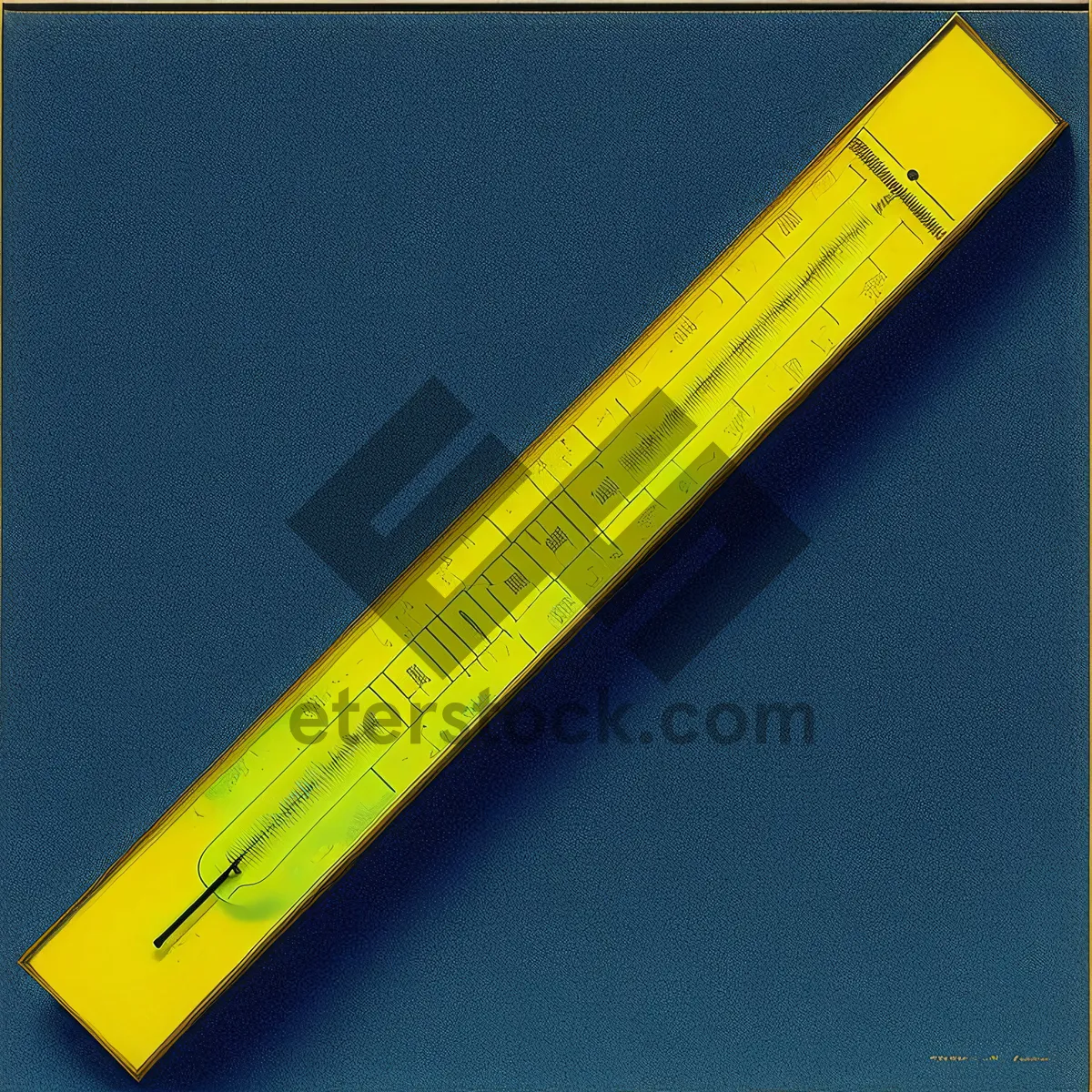 Picture of Accurate Yellow Measuring Tool: Ruler Tape for Precision Measurements