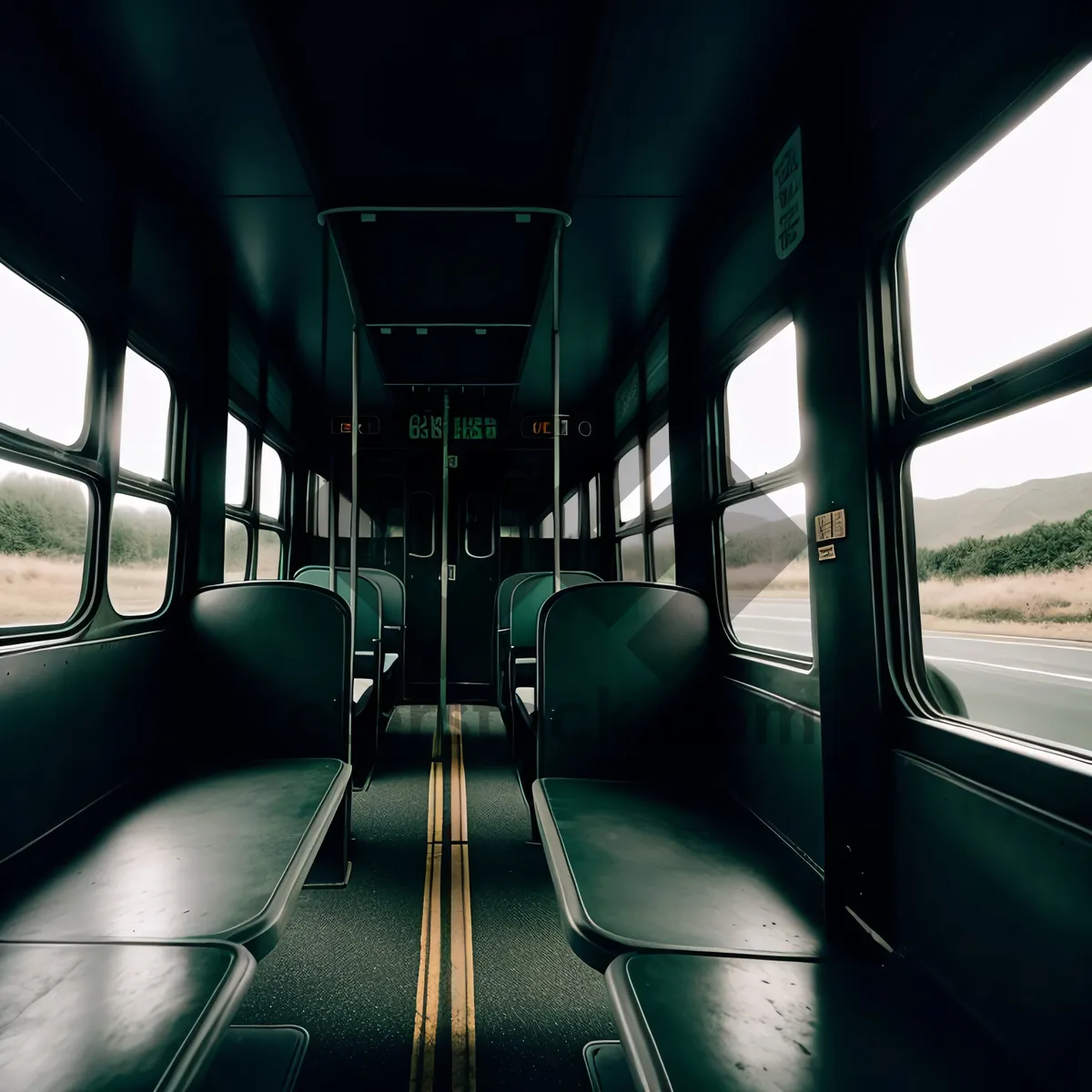 Picture of Fast and Stylish Passenger Car on Highway"
or
"Speeding Passenger Car on the Open Road