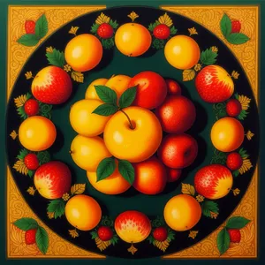 Vibrant Citrus Medley: Orange, Apricot, Mandarin, Persimmon, Tangerine