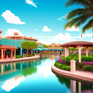 Tropical Paradise: Beachfront Resort Hotel with Stunning Coastal Views