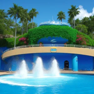 Exquisite Tropical Resort Escape with Sparkling Pool