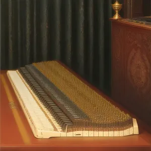 Melodic Harmony: Upright Piano Keyboard Instrument