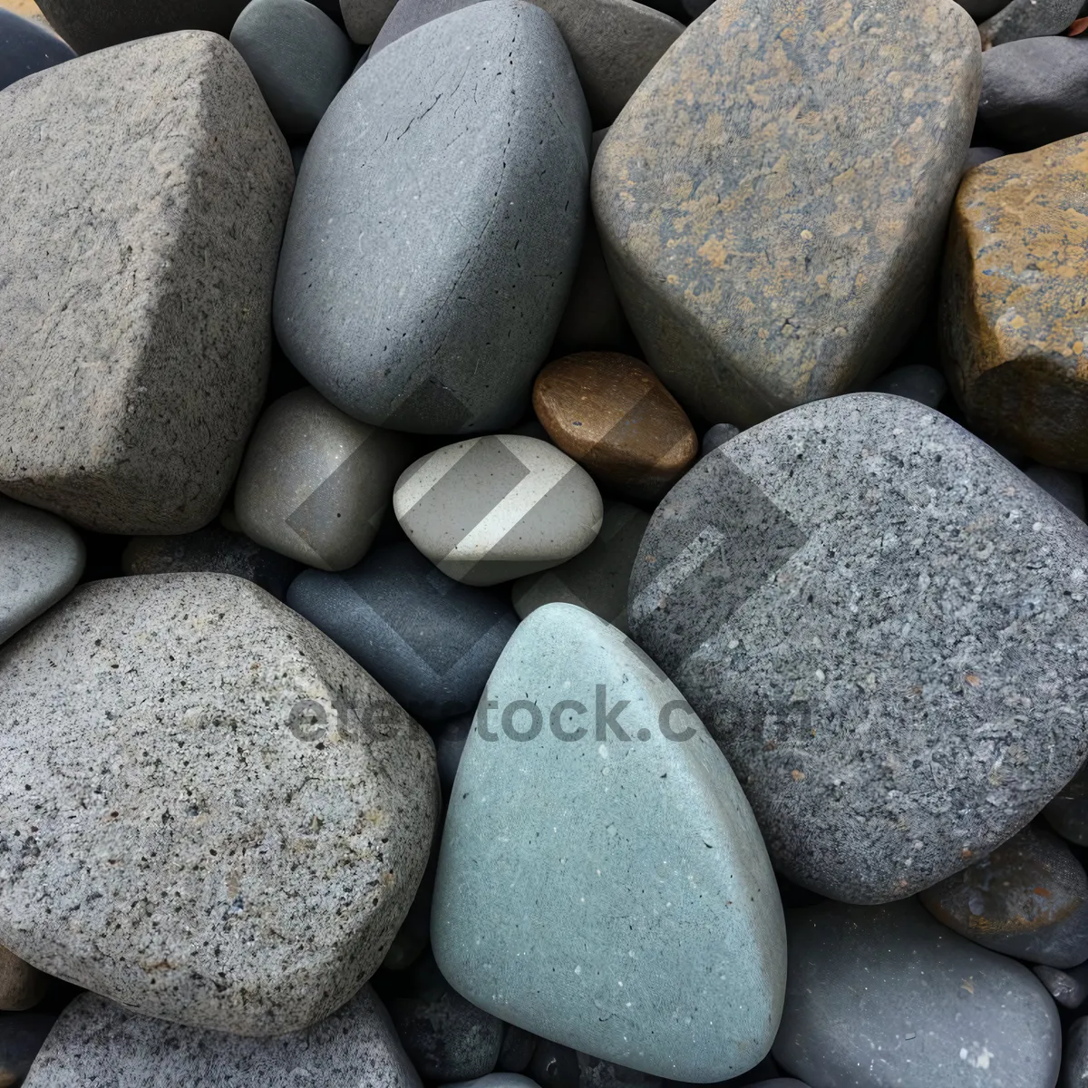 Picture of Tranquil Stone Stack for Relaxing Natural Spa Therapy