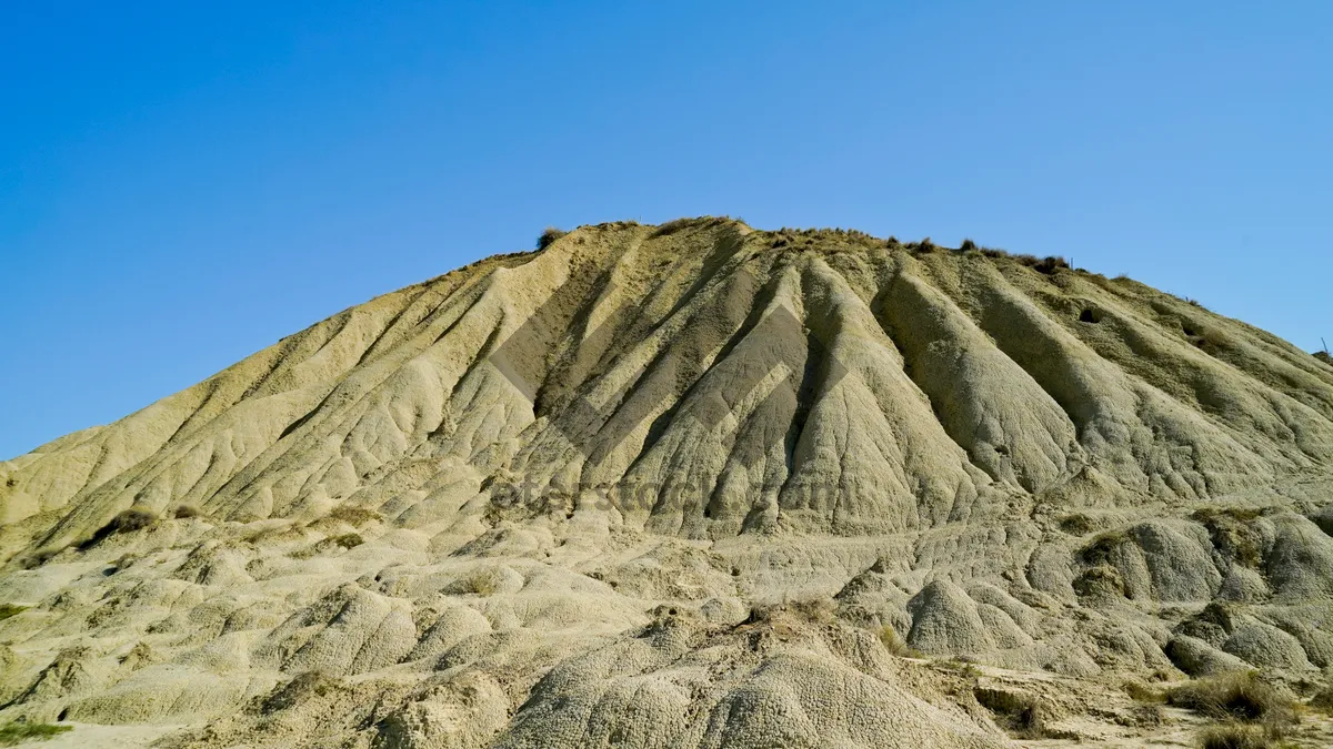 Picture of Mountain peak in the desert landscape