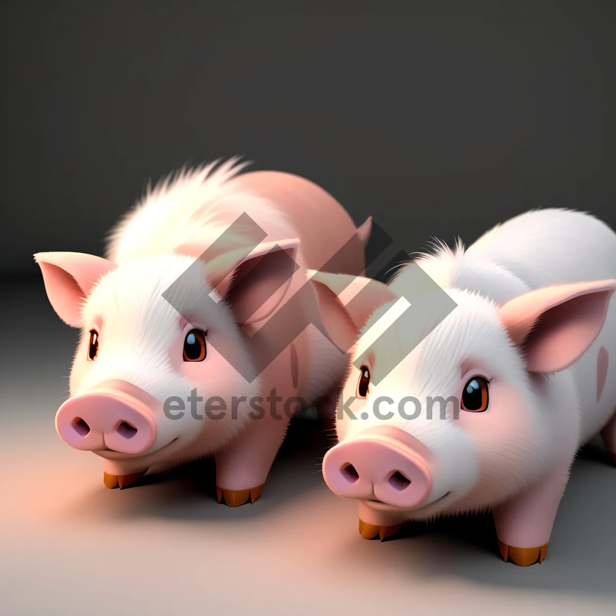 Picture of Pink Ceramic Piggy Bank - Money Savings Container