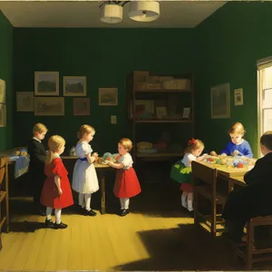 Professional educator leading a business meeting in a classroom.