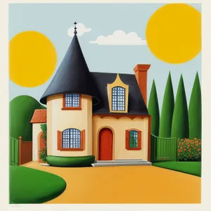 Graphic House Icon for Seller's Symbols