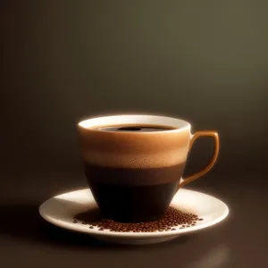 Morning Brew: Dark Roasted Cappuccino on Table