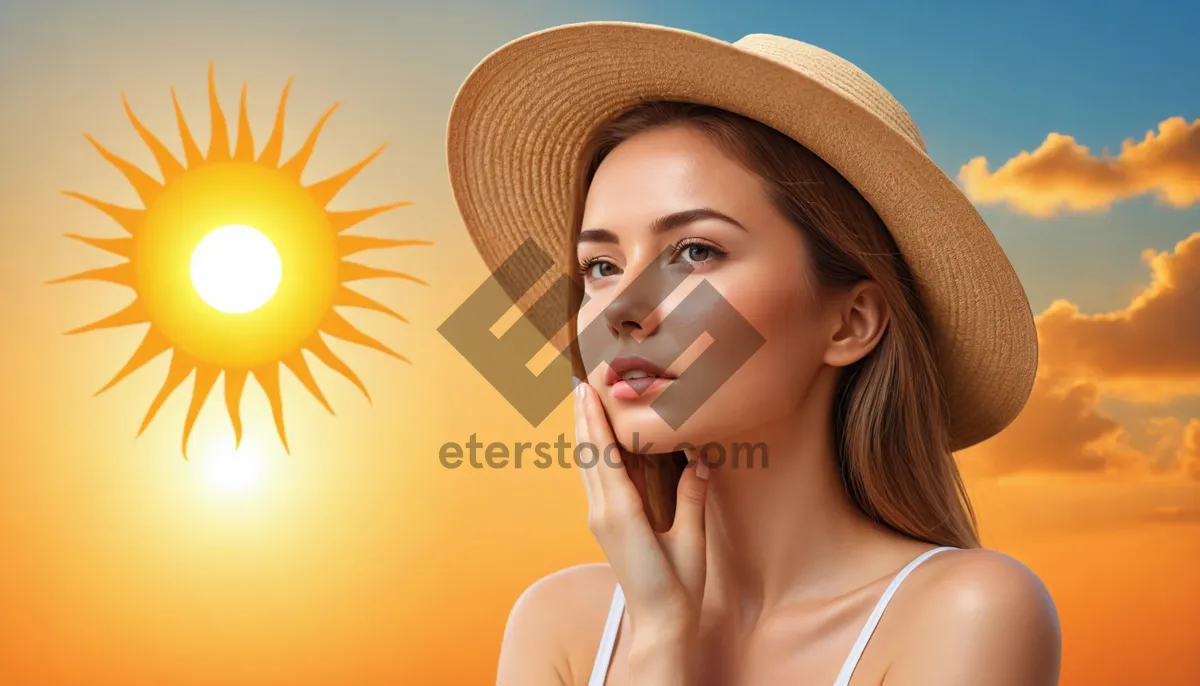 Picture of Pretty lady with clean, natural skin and gorgeous smile