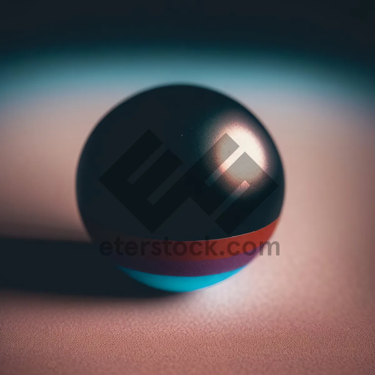 Picture of Round Electronic Device on Pool Table