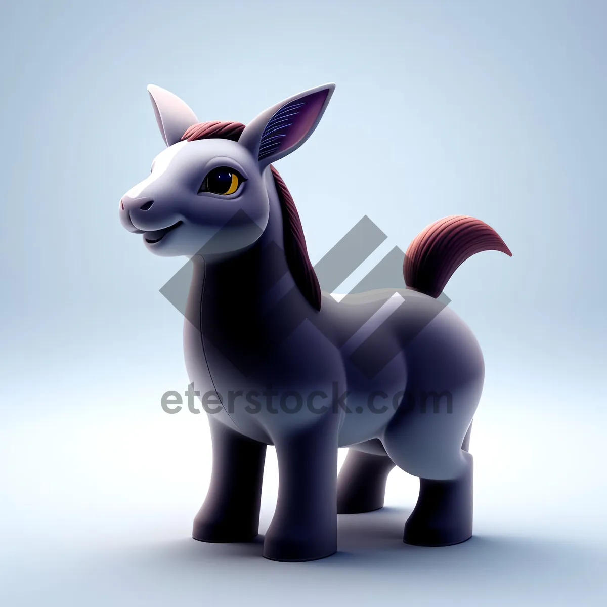 Picture of Bunny Business Success: 3D Rendered Cartoon Character