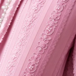 Silk Satin Pink Texture Pattern Fabric