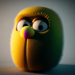 Yellow Highlighter Fruit Ball