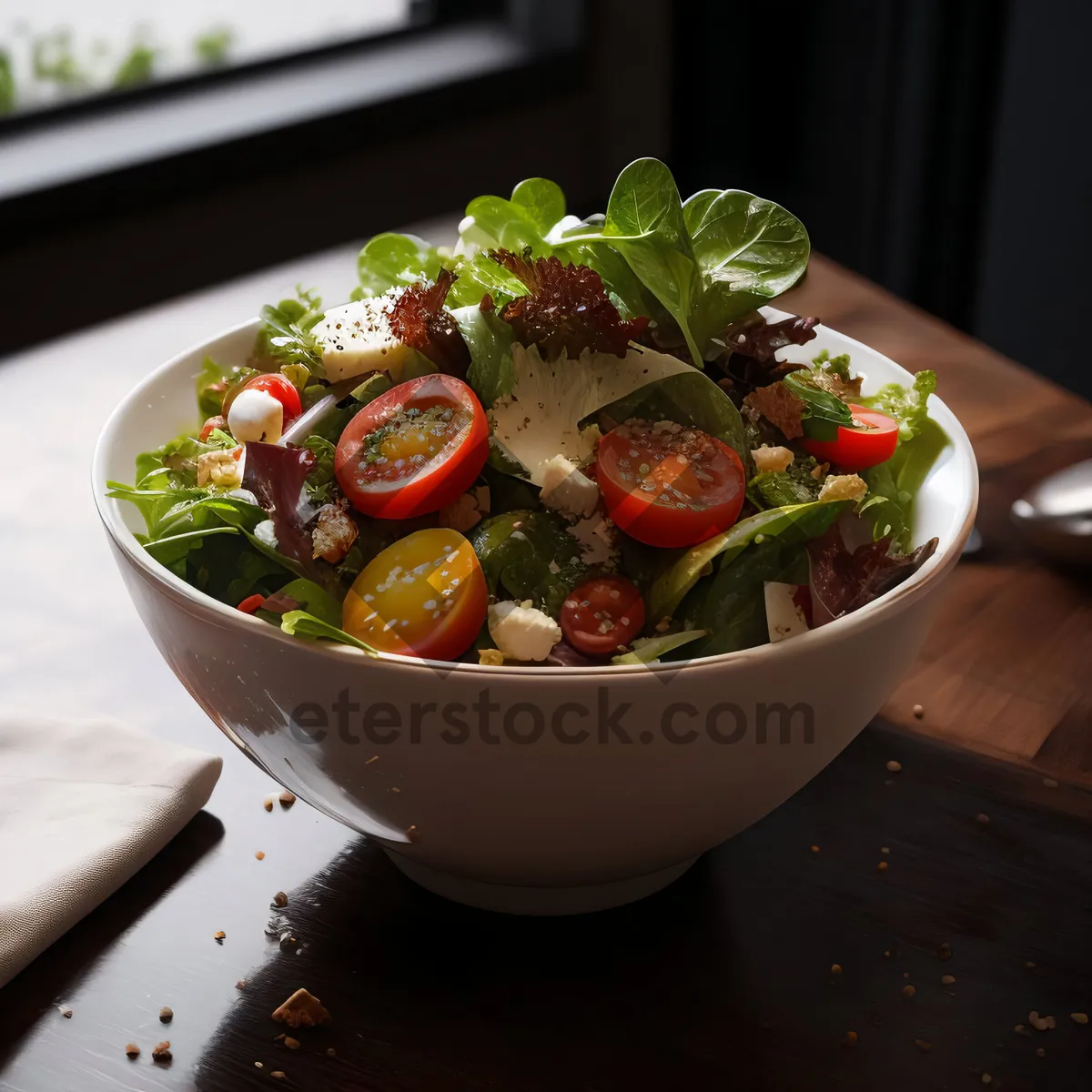 Picture of Summer Berry Salad with Fresh Leafy Greens