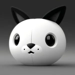 Happy Cartoon Bunny Icon: Cute and Funny Smiley