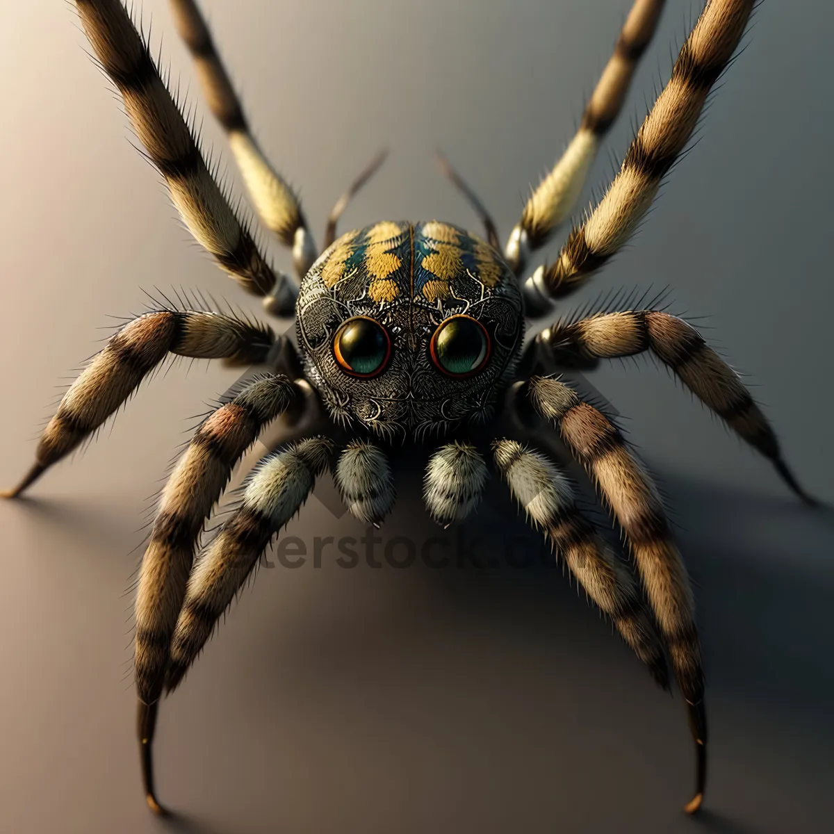 Picture of Creepy Crawlers: Black and Gold Arachnids