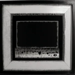 Vintage Grunge Border - Antique Microwave Frame