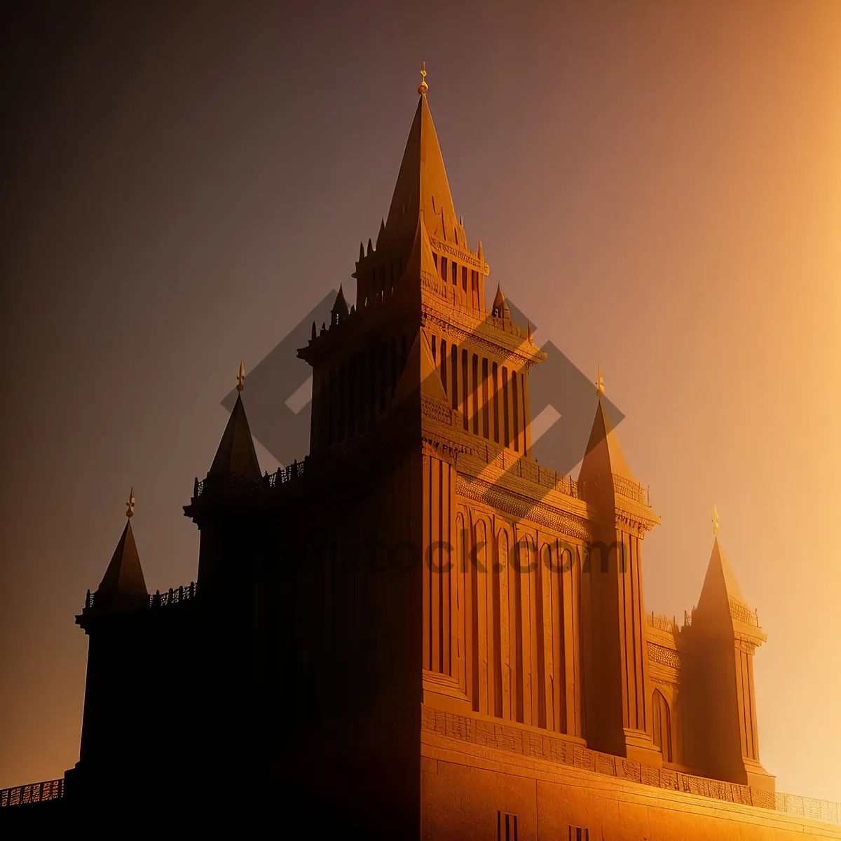 Picture of Iconic Skyline: Majestic Cathedral Towering Over Historic City