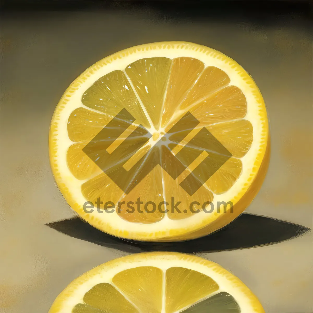 Picture of Delicious orange and lemon citrus fruit slices.