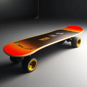 Propelled Skateboard Flying Mechanism