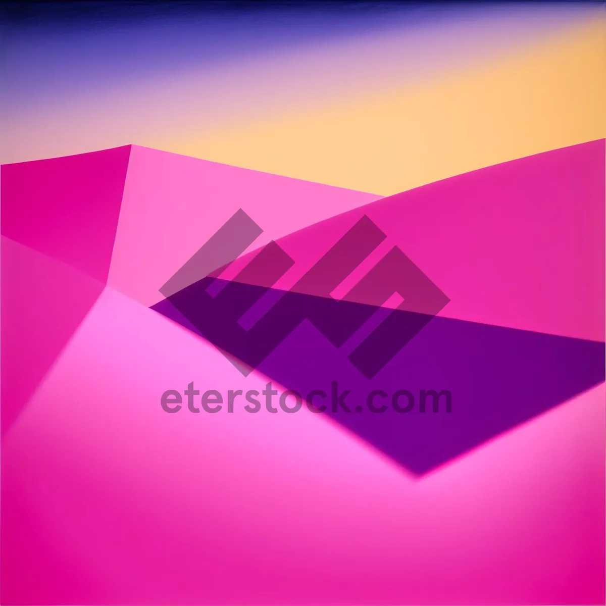 Picture of Gradient Gem: Abstract Geometric Artwork with Rainbow Spectrum