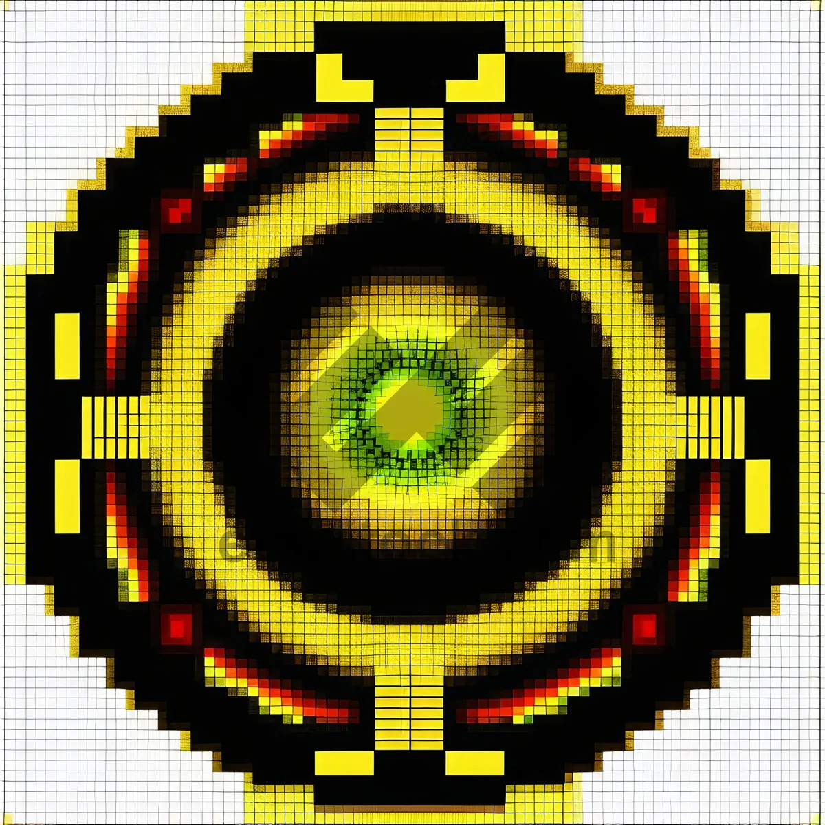 Picture of Vibrant Graphic Mosaic Circles