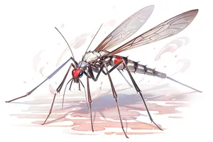 Arthropod design featuring dragonfly and mosquito