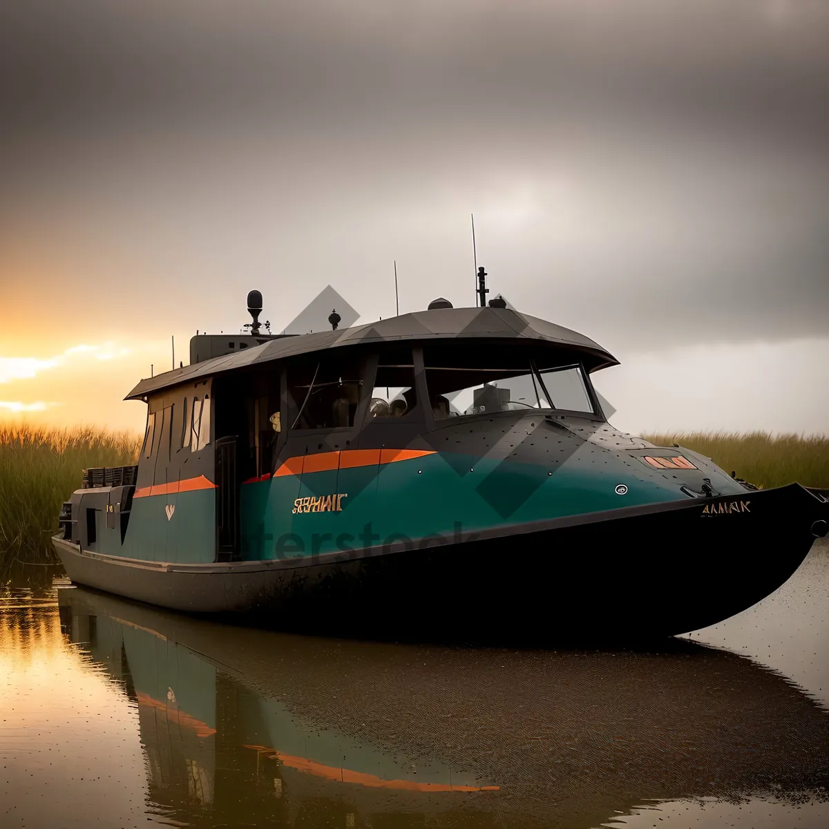 Picture of Seaside Vessel at Marina and Harbor