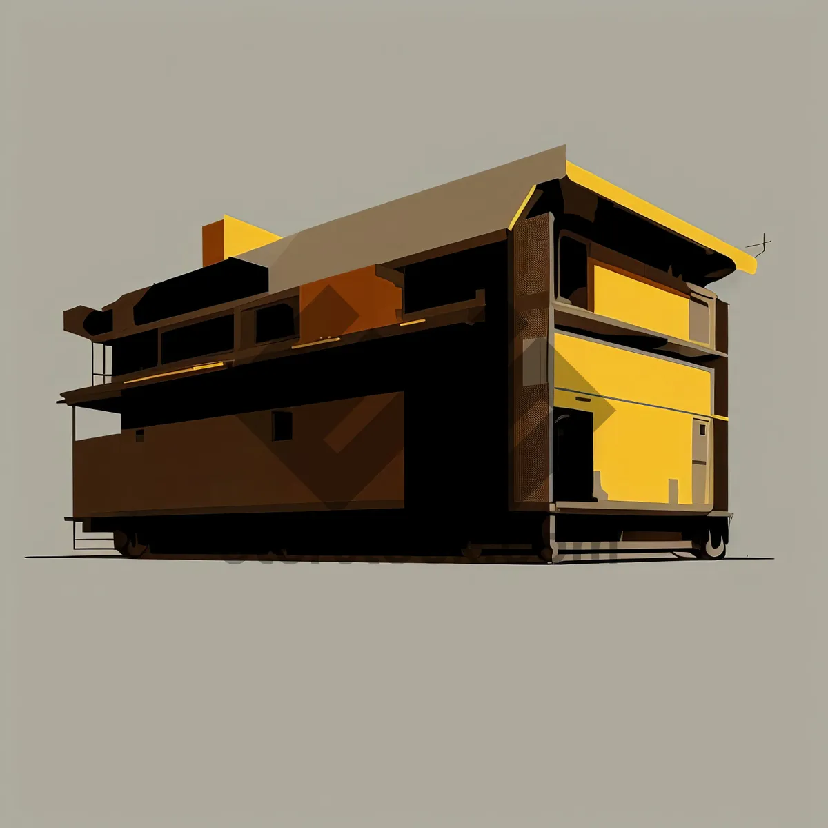 Picture of Modern Residential Building in 3D Architecture