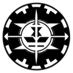 Black Poison Hazard Symbol Icon Set