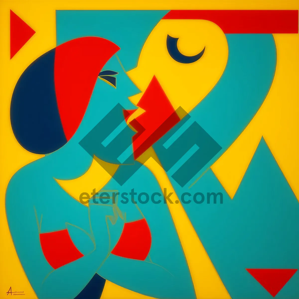 Picture of Graphic Icon Design: Symbolic Flag Sign