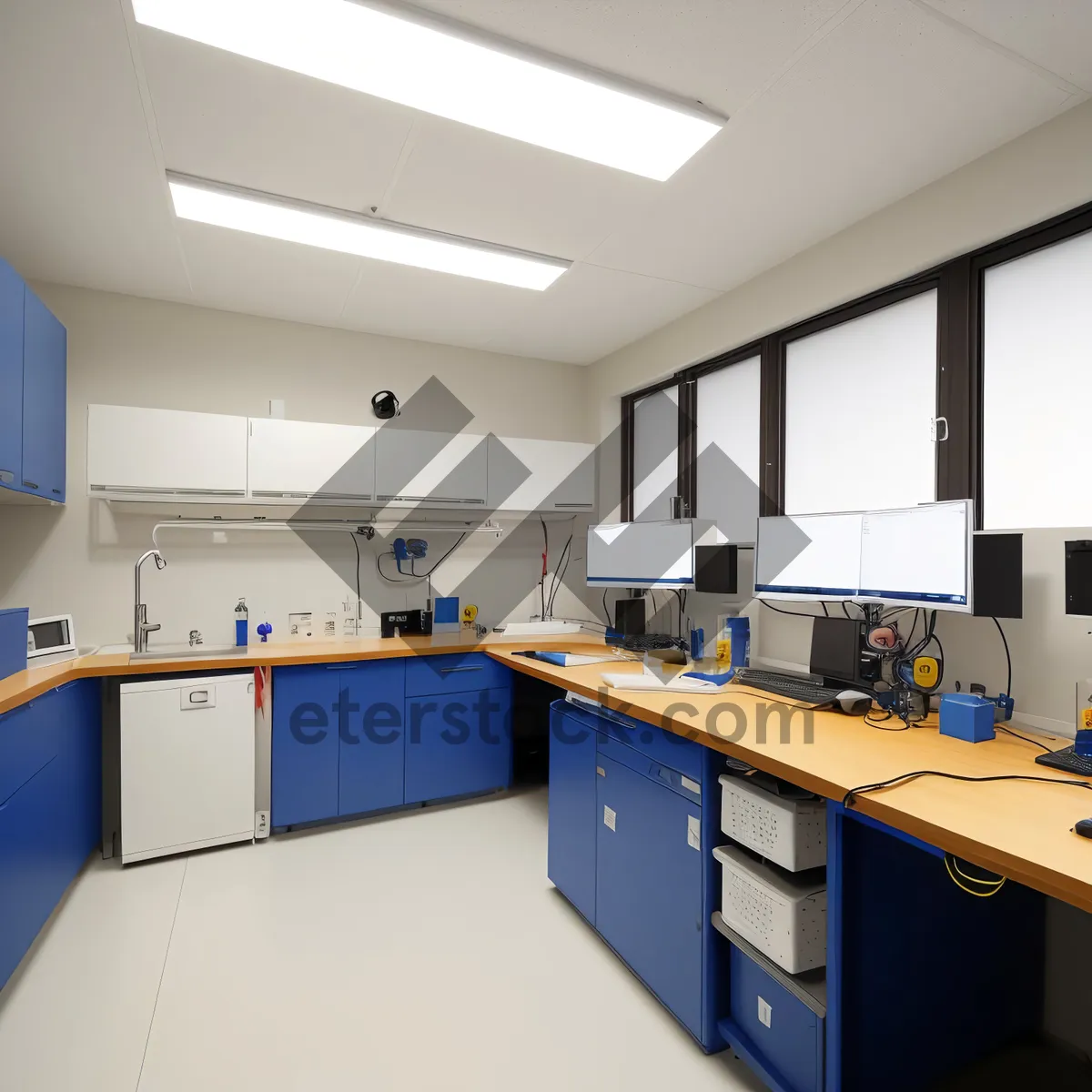 Picture of Modern Interior with Alcove Table and Wood Decor