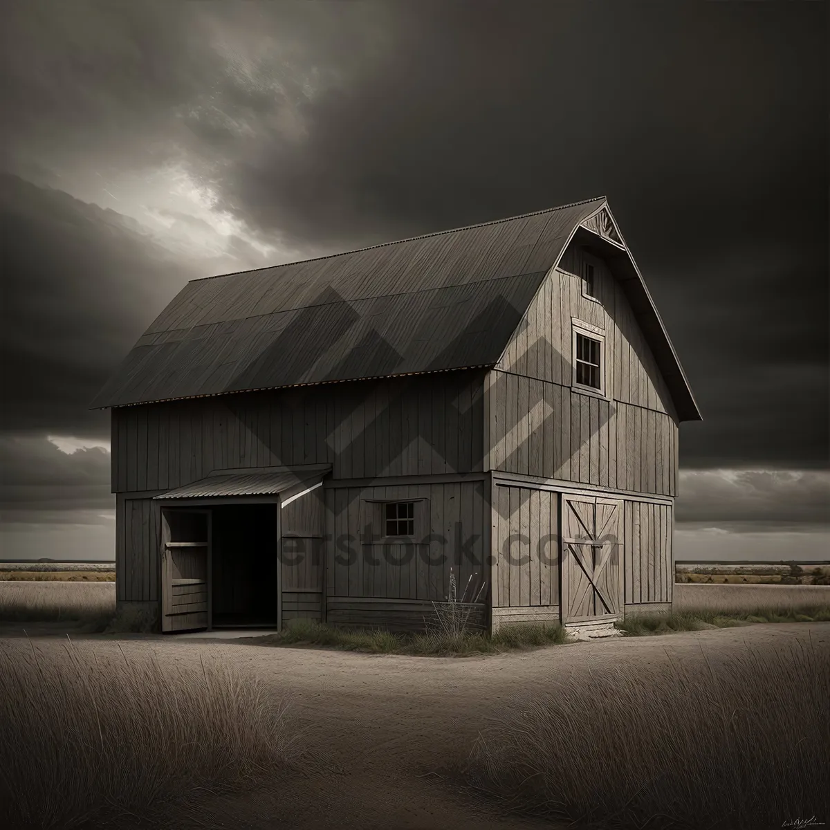 Picture of Old Rustic Barn in the Countryside