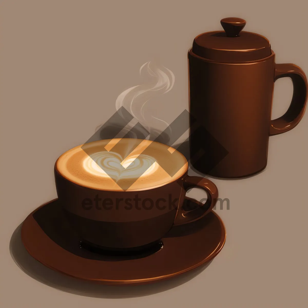 Picture of Morning Delight: A Steamy Cup of Espresso