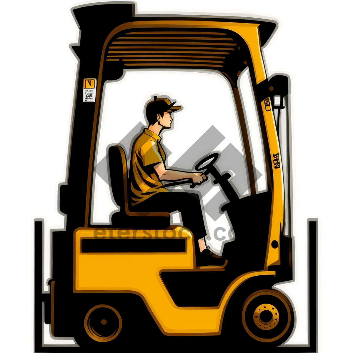 Picture of Industrial Forklift: Efficient Material Handling Solution