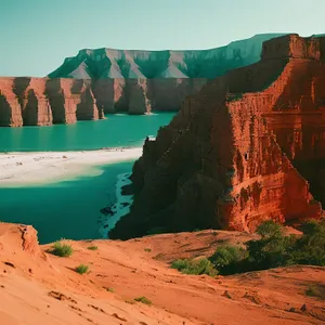 Spectacular Southwest Canyon: A Majestic Desert Landscape