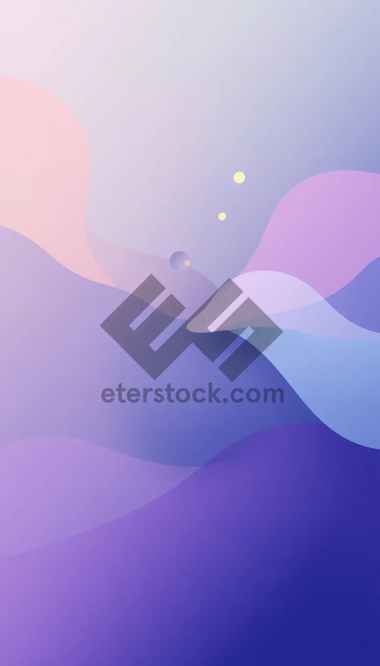 Picture of Colorful Wave Gradient Artistic Design Wallpaper