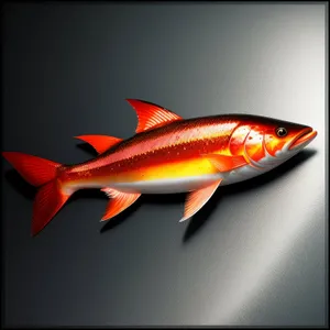 Gliding Goldfish: A Magnificent Orange Aquatic Swimmer!
