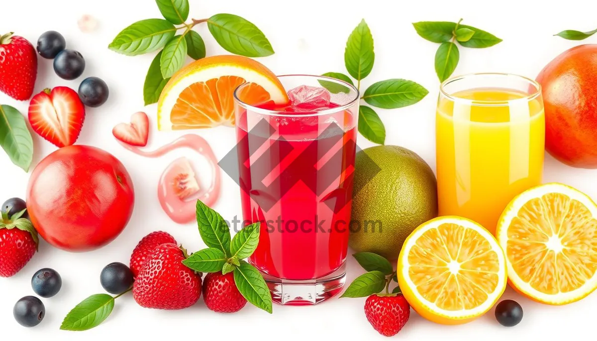 Picture of Fresh and Sweet Citrus Berry Summer Smoothie