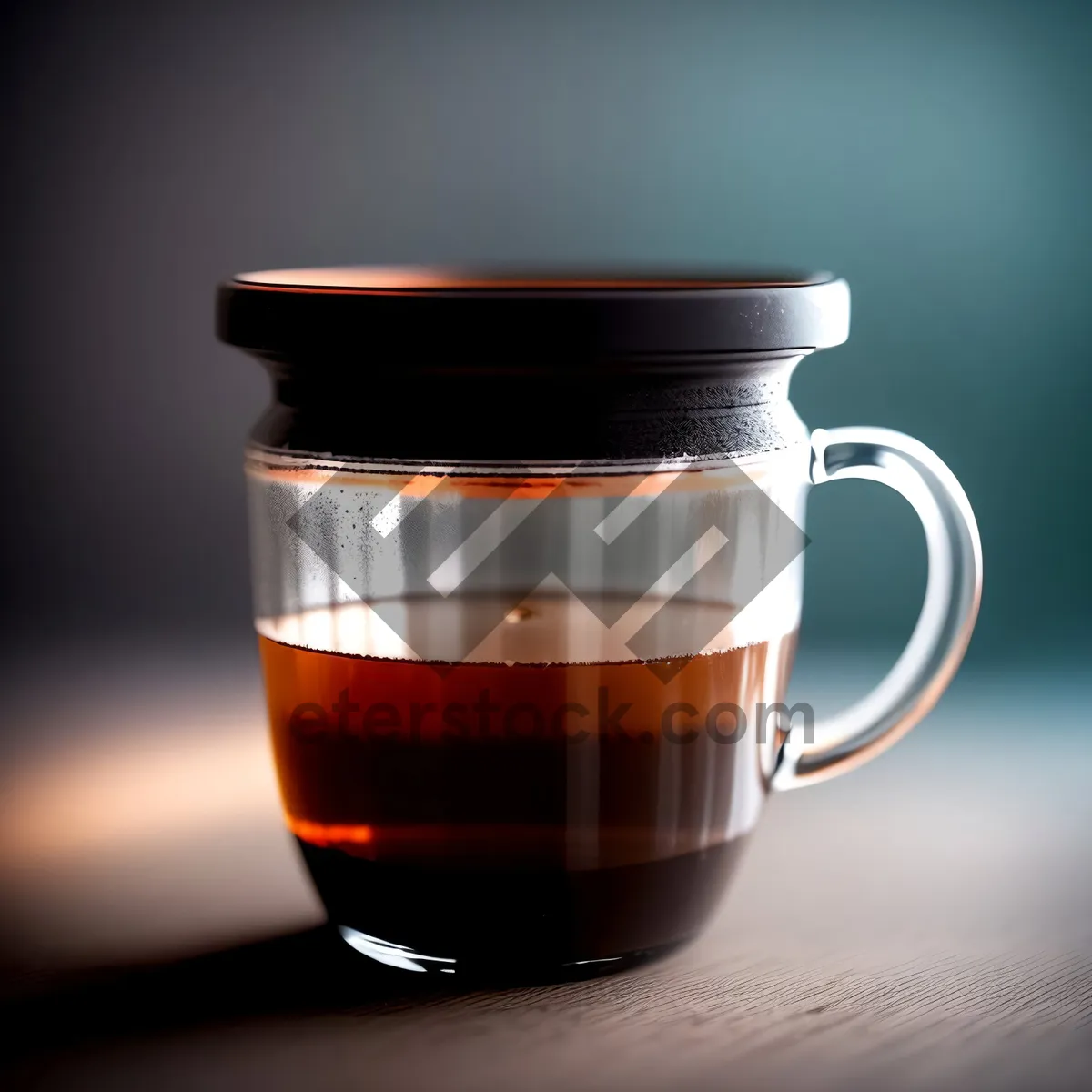 Picture of Hot Herbal Tea in Glass Mug