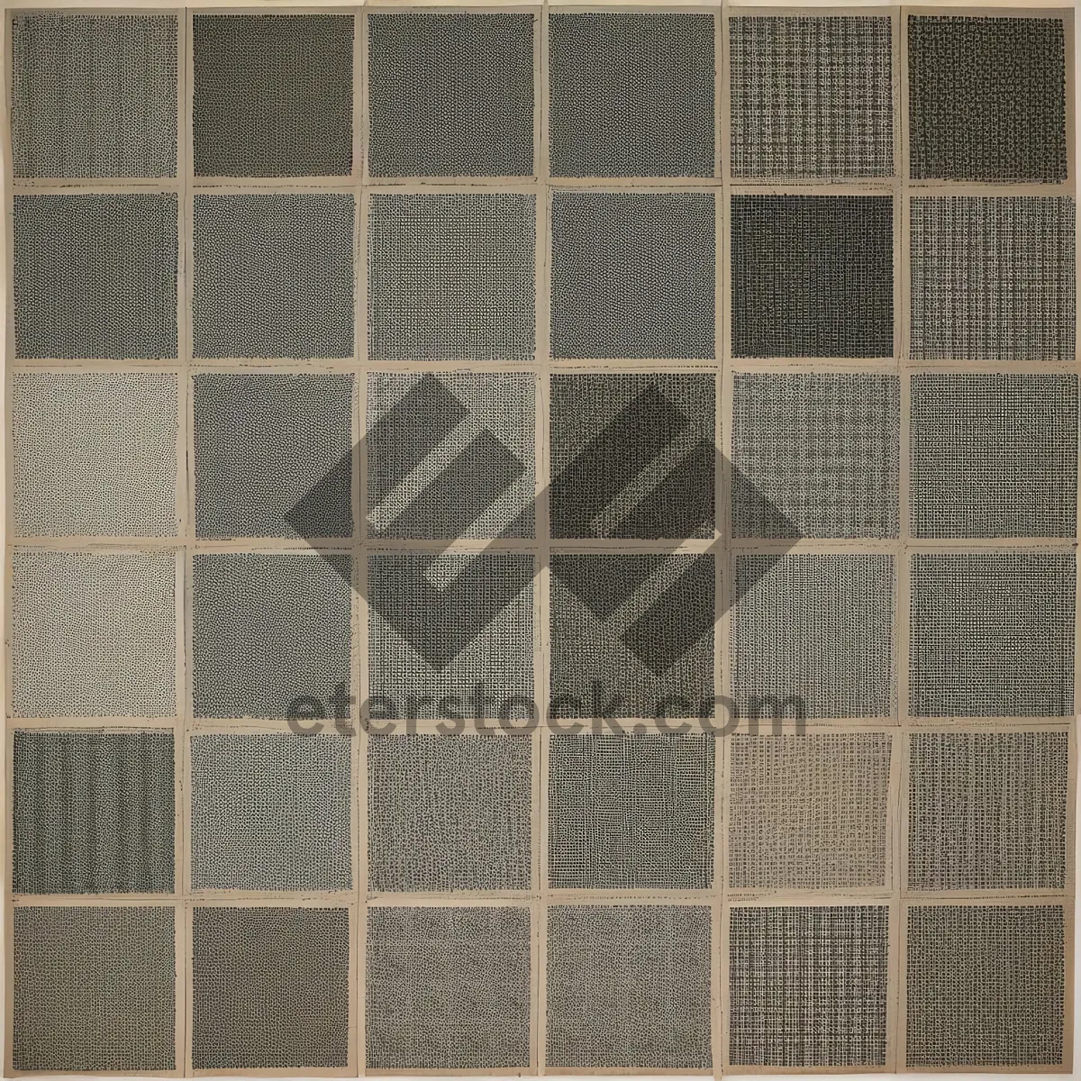 Picture of Modern geometric tile pattern background design with squares.